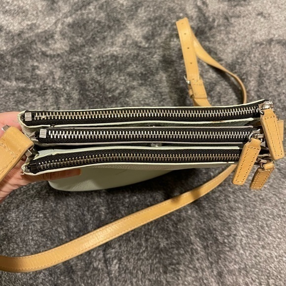 Vince Camuto mint, gray and tan‎ crossbody bag - Picture 10 of 11